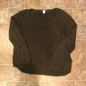 hunter green sweater